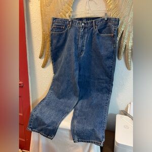 Levis 560 Jeans Men 42W x 32L Blue Loose Fit Taper Leg